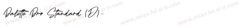 Palette Pro Standard (D)字体转换